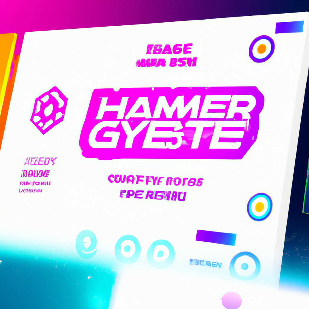 Neon arcade cabinet splash with player avatars and HUD overlays